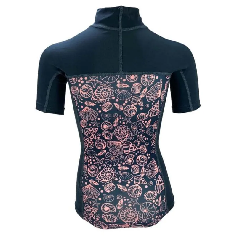 TWF Rash Vest Junior Ink/Pink-1